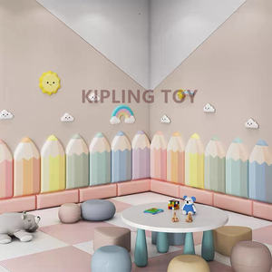 クレヨンデザイン壁パネル壁パディング子供用壁紙幼稚園 - Product Image 2