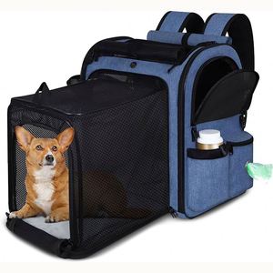 Échantillon gratuit : Sac de transport pour chat et chien jusqu'à 15 lb, approuvé par la TSA pour les compagnies aériennes, pour chats et chiots de petite et moyenne taille. - Product Image 1