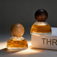Flacon de Parfum Cône à Bouchon Boule 30 ML, Flacon Vaporisateur en Verre Portable à Baïonnette pour Parfum