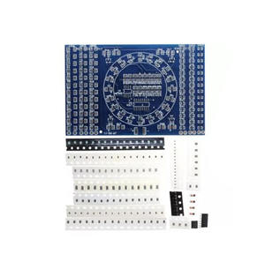 Deko-<span class=keywords><strong>cd4017</strong></span> LED rotatif <span class=keywords><strong>SMD</strong></span> NE555, Kit de bricolage de pratique de soudure, combinaison électronique d'entraînement - Product Image 1