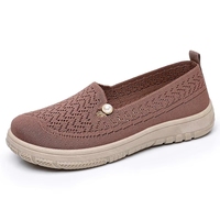 Chaussures décontractées d'été DN respirantes en maille tissée, à semelle souple, confortables, légères et polyvalentes