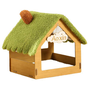Sisal Forest House Tabla Rascadora Grande para Gatos, Tipo Zanahoria, Integrada, Resistente al Desgaste, No Desprende Residuos, Vertical, Para Uso Interior en Todas las Estaciones - Product Image 1