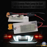 Lampe de plaque d'immatriculation LED sans erreur Canbus OEM 4B5943021 pour Audi A6 C5 4B Berline 1997-2004
