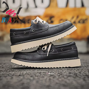 Chaussures Décontractées Hommes de Qualité Supérieure, Modèle Personnalisé, Baskets en Cuir à Enfiler ou à Lacets, Style Marche - Product Image 6