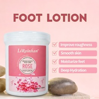 Ensemble de soins des pieds pour pédicure avec gommage au sel marin, masque de boue et crème : Traitement pré-manucure en 4 étapes, 1000 ml en vrac |   MOQ flexible
