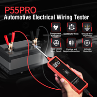 Testeur de circuit TOPDIAG P55 PRO Power Probe 12/24V pour voiture, camion, moto, outil de diagnostic de continuité et de tension électrique automobile