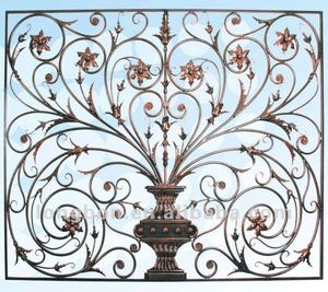 Hiện Đại Đơn Giản Rèn Sắt <span class=keywords><strong>Window</strong></span> Guard Grills, Kim Loại <span class=keywords><strong>Window</strong></span> Grilles - Product Image 5