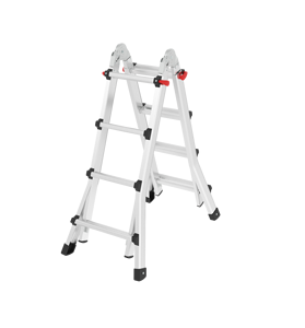 GS Thang 3 Bậc Bằng Nhôm Hai Mặt Thang Gấp Gọn Gia Dụng Khổng Lồ Nhỏ Bản Lề Thang Nhỏ Tiện Dụng - Product Image 3