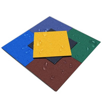 Revêtement de sol extérieur en caoutchouc 50*50cm Epdm