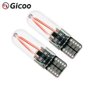 Bombilla de Vidrio COB Gicoo T10 de 2 Lados, 1.5W, 12V, Luz Constante, Lámpara Interior para Auto, Blanca, Blanco Cálido, Azul, Rojo, Verde, Amarillo, Rosa, Azul Hielo - Product Image 4