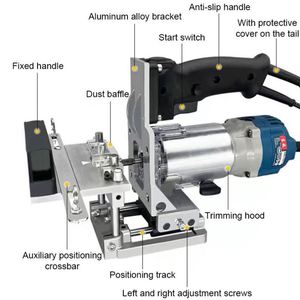 Máquina Mortajadora Portátil de Cadena para Agujeros Cuadrados en Madera, Taladradora para Carpintería, Cabañas de Madera, Graneros y Cercas, Operación Semiautomática - Product Image 3
