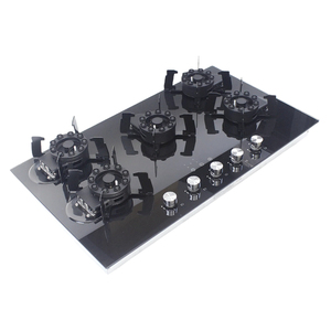 Quemador de estufa de Gas eléctrico de acero inoxidable con temporizador, diseño abatible, fácil de limpiar para el hogar, restaurante, Hotel, instalación portátil - Product Image 4