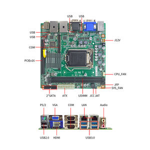เมนบอร์ด Mini ITX รุ่นใหม่ LGA1151 <span class=keywords><strong>Intel</strong></span> รุ่นที่ 8/9 รองรับ DDR4 แบบดูอัลแชนแนล SATA RS232 WiFi สำหรับเซิร์ฟเวอร์อุตสาหกรรม ชิปเซ็ต <span class=keywords><strong>Intel</strong></span> <span class=keywords><strong>H310</strong></span> 32GB - Product Image 5