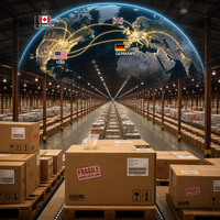 Transitaire professionnel Figo, transport aérien express DDP Chine vers CA, États-Unis, GB, GE, entrepôt mondial Amazon FBA, agent d'expédition porte-à-porte