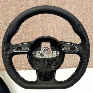 Volante Deportivo Completamente Perforado con Base Plana para <span class=keywords><strong>Audi</strong></span> A3 A4 A5 A6 A7 Q3 Q5 Q7 - Product Image 3