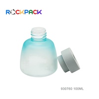 Diffuseur de parfum sans flamme en verre dégradé coloré de 100 ml avec bâtonnets en rotin pour aromathérapie