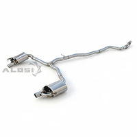 Système d'échappement OEM/ODM Valvetronic Catback pour Mercedes Benz C200 C250 C260 C300 W205 2.0T/1.6T 2014-2018 SS304