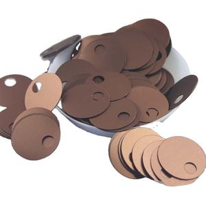 20mm rond plat en vrac Pvc paillettes grand trou mat couleur bricolage robe de mariée embellissement <span class=keywords><strong>pull</strong></span> décoratif couture <span class=keywords><strong>Film</strong></span> paillettes - Product Image 2