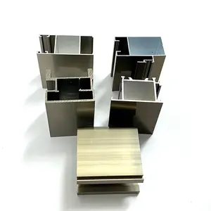 알루미늄 압출 프로파일 슬라이딩 도어 및 직사각형 프로파일