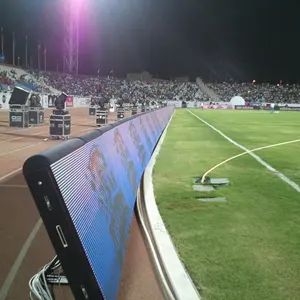 Tablero Led para partidos de fútbol, pantalla Led de vídeo para publicidad, P8, P10, P16, perimetral