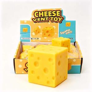 Juguete Sensorial Antiestrés de Queso Simulado, Creativo, Popular, de Rápida Recuperación y Duradero, para Niños con Autismo, para Jugar a Diario - Product Image 1