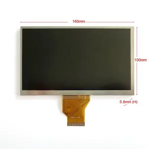 Innolux công nghiệp rộng nhiệt độ 7 inch 800*480 TFT Màn hình LCD với 50pins RGB giao diện thay thế at070tn92 at070tn94