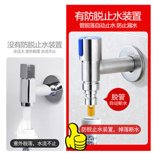 Grifo de Lavadora Automático de 4 Puntos, Extensible, de Acero Inoxidable 304, Sin Plomo, de Ebullición Rápida, con Función de Paro de Agua, para Cocina - Product Image 5