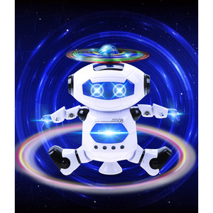 Robot dansant électrique avec musique et effets lumineux pour enfants de 5 à 7 ans, unisexe, fonctionne sur piles - Product Image 5