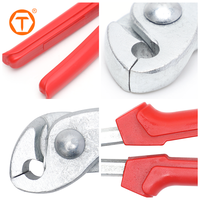 Tang J-Clip Pegangan Lembut untuk Mengikat Kawat, Klip Kandang Hewan Peliharaan, Alat 8 Inch, Tang J-Clip untuk Pembuatan Kandang Unggas dan Kelinci