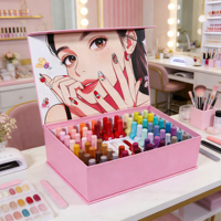 Lot de vernis à ongles gel UV professionnel en gros, 60 couleurs, semi-permanent, marque privée, non toxique, séchage rapide LED, inodore, facile à appliquer