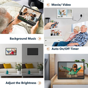 Utilisation portable 12 "13 pouces Hi-Res Bulk Cadre <span class=keywords><strong>photo</strong></span> numérique Diaporama Lecteur vidéo sexy avec configuration facile <span class=keywords><strong>pour</strong></span> lire des photos et des vidéos - Product Image 6
