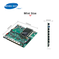 Carte mère Mini-ITX K320V 6 ports LAN 2.5G I5-3210M 5 USB 2 COM DDR3 12V Mini-PCIE PCIE X8 SIM PS2 pour pare-feu