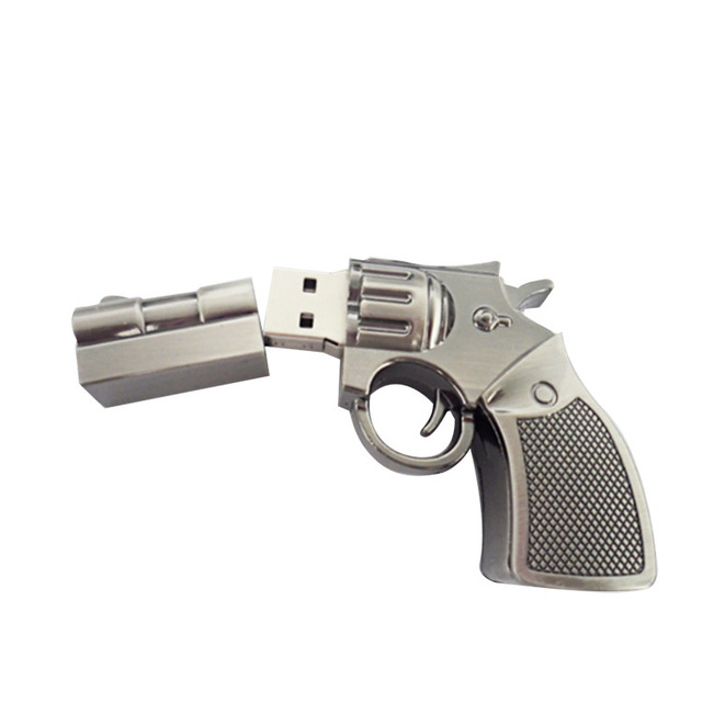 USB 2.0 Gun Shaped Flash Drive Pen 2G-128G Memory for Mobile Business Computer Use