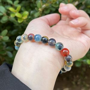 Pulsera Natural de Cuentas de Vidrio Coloridas con Piedra del Perdón, Profesional, Sin Comisión Intermedia, Garantía Comercial - Product Image 5