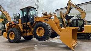 รถตักล้อยางแคตเตอร์พิลลาร์ Cat 966H รุ่นปี 2022 น้ำหนักบรรทุก 7 ตัน เครื่องยนต์คัมมินส์ สีเหลือง อุปกรณ์ก่อสร้างสำหรับงานหนัก - Product Image 4