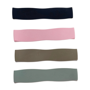 Set di 4 fasce elastiche rosa viola <span class=keywords><strong>per</strong></span> il rilassamento e la perdita di peso <span class=keywords><strong>per</strong></span> l'allenamento della forza delle <span class=keywords><strong>gambe</strong></span> Yoga - Product Image 2