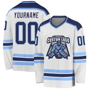 Wholesale High Quality Custom Made Professional Hockey Jersey Uniform Canada Mesh Ice Hockey Wear Sweatsuits