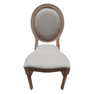 Chaise de mariage ovale <span class=keywords><strong>Louis</strong></span> <span class=keywords><strong>XV</strong></span> en résine antique avec assise rembourrée en tissu pour événements - Vente en gros - Product Image 2