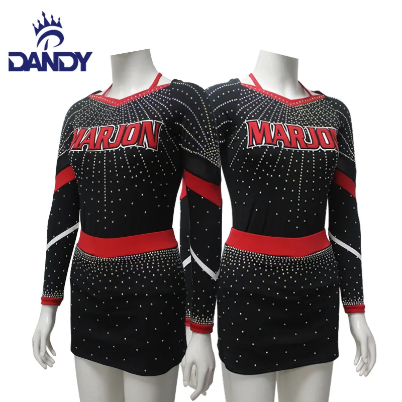 Dandy benutzer definierte billige Tanzteam Jubel Uniformen Jubel Kleid Cheerleading Uniformen