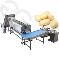 Machine à pommes de terre frites, prix Gelgoog, ligne de Production de pommes de terre croustillantes semi-automatiques