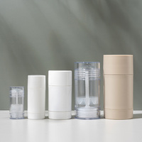 Contenants d'emballage ronds en plastique PP pour déodorant, très demandés, 6g, 15g, 30g, 50g, 75g