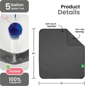 Aosen - Alèses de lit imperméables réutilisables à forte absorption, lavables en machine, pour adultes, enfants, personnes âgées et animaux de compagnie - Product Image 3