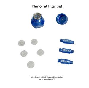 نانو الدهون ، شبكة المتاح شفرات متعددة الثقوب لور قفل محول حقنة موصل مع شفرة - Product Image 1