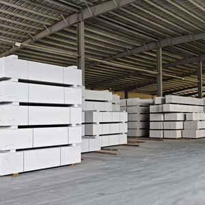 Kekuatan tinggi ringan AAC blok padat Porosity gipsum aerasi beton Panel dinding bahan bangunan - Product Image 2