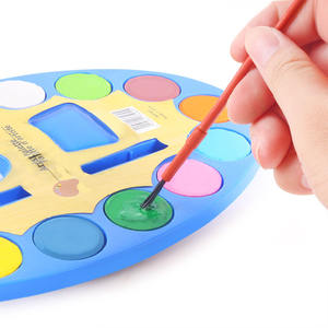 Vente en gros d'ensembles de pigments aquarelles professionnels 12 couleurs pour enfants avec impression de logo <span class=keywords><strong>gouache</strong></span> <span class=keywords><strong>solide</strong></span> - Product Image 3