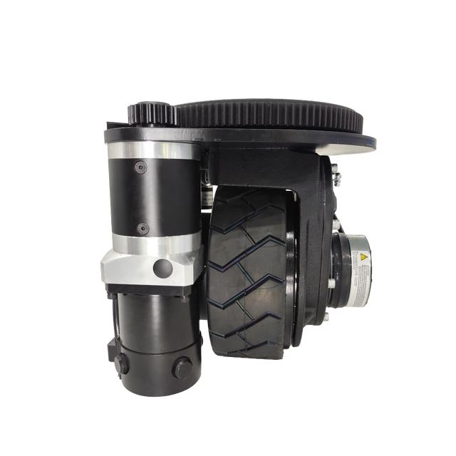 MDBOT Good Traction Electrical Motor Wheel 650w Bldc Motor agv Drive Wheel with Steering Function