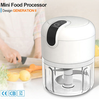 Mini batteur à ail Portable, chargeur USB, petit appareil pour trancher les aliments, hachoir à ail sans fil