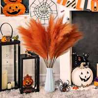 Rumput Pampas Buatan YL, Dekorasi Tengah Meja Pernikahan, Pesta Halloween, Latar Belakang, Ranting Pinus, Ramah Lingkungan