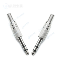 Connecteur Jack Audio Stéréo Mâle 6,35 mm (1/4 Pouce) de Haute Qualité pour Microphone, Accessoires de Marque Qiao Modèle QA-YPC-