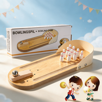 Mini jeu de bowling de table, gadgets anti-stress pour bureau, petits jouets pour les doigts, cadeaux amusants et originaux, piste de bowling de tir d'arcade